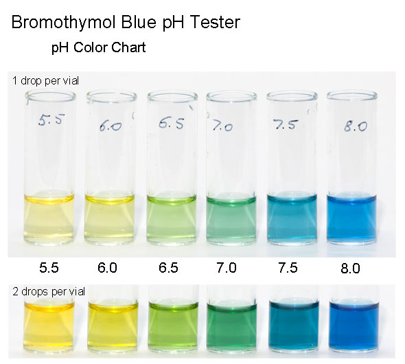 Bromothymol Blue pH test